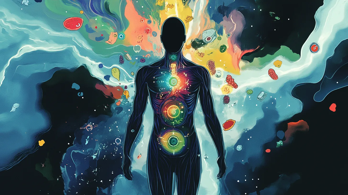 Image symbolisant un déséquilibre énergétique des chakras